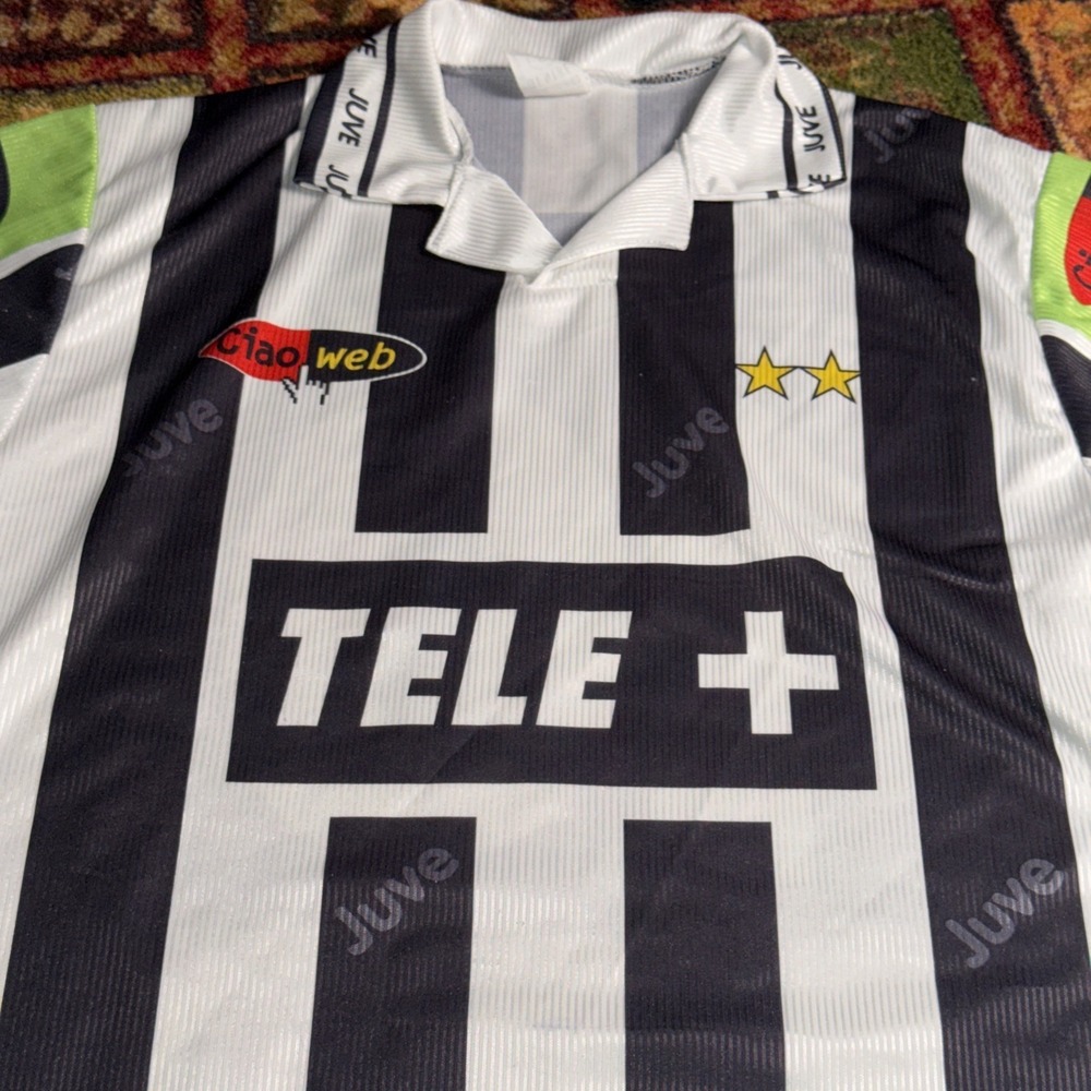 Tele + Soccer Jersey Juve Del Pietro Small